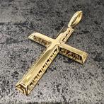 14 karaat gouden kruis kettinghanger nieuw italy, Sieraden, Tassen en Uiterlijk, Kettinghangers, Ophalen of Verzenden, Zo goed als nieuw