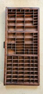 Antieke letterbak Caslon - Drukkerij Decoratie, Ophalen of Verzenden