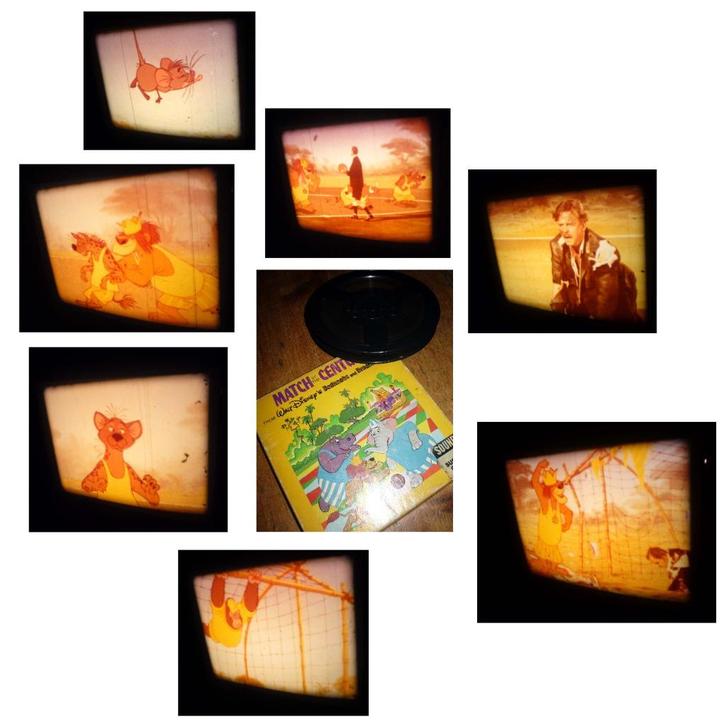8mm film Walt Disney Match of the Century - kleur geluid, Audio, Tv en Foto, Filmrollen, 8mm film, Verzenden