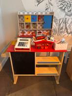 Speelgoed winkel met veel accessoires, Kinderen en Baby's, Speelgoed | Houten speelgoed, Ophalen, Gebruikt, Meubelstuk of Keukentje