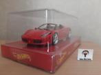 Ferrari 458 Spider in Rosso van Hotwheels 1:24, Overige merken, Auto, Nieuw, Ophalen of Verzenden