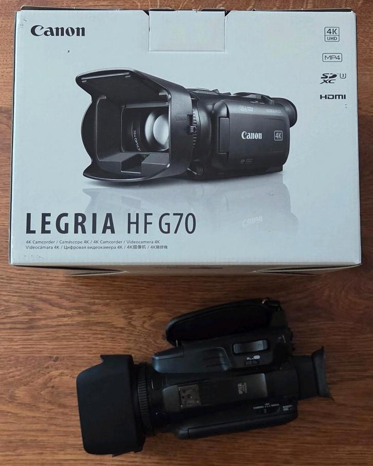 Canon Legria HF G70 Camcorder inclusief doos/ extra's, Audio, Tv en Foto, Videocamera's Digitaal, Gebruikt, Camera, Overige soorten