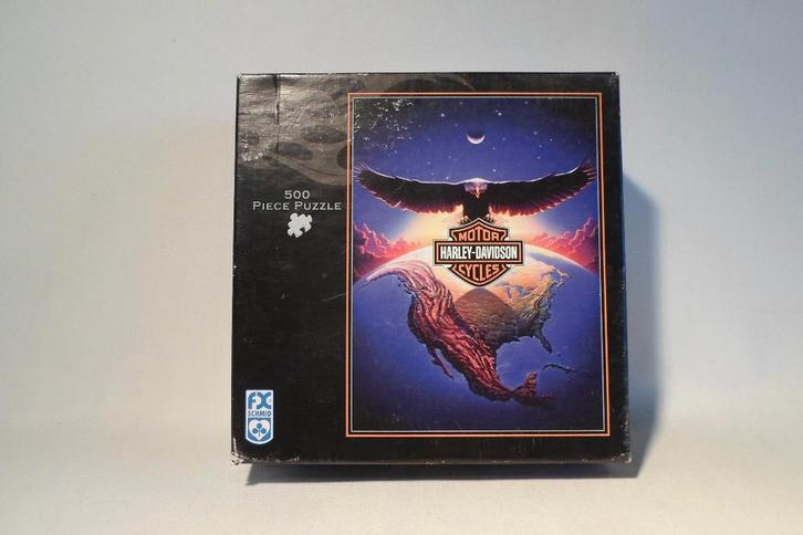 Harley Davidson Puzzel, Hobby en Vrije tijd, Denksport en Puzzels, Zo goed als nieuw, Legpuzzel, 500 t/m 1500 stukjes, Ophalen of Verzenden