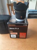Sigma 30mm f1.4 ex dc voor Sony a-mount, Audio, Tv en Foto, Fotografie | Lenzen en Objectieven, Ophalen of Verzenden, Zo goed als nieuw