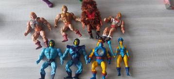 He-man poppen, met gratis wapenset 1982 mattel beschikbaar voor biedingen