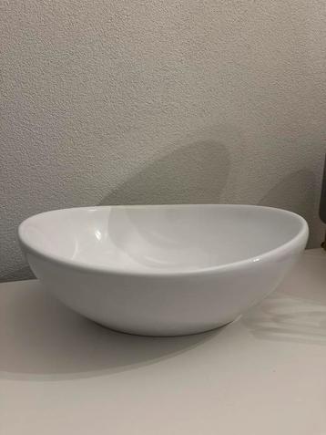 Aquavive Waskom - Wit Keramiek 41x33x15cm beschikbaar voor biedingen
