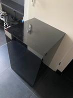 Zwart Hoogglans Pilaar/Zuil/Sokkel - 80x50cm, Ophalen, Met plank(en), Kunststof, Gebruikt