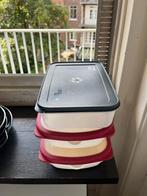 BeeHome Diepvriesdozen - Set van 3, Huis en Inrichting, Keuken | Tupperware, Ophalen of Verzenden, Gebruikt, Wit, Bak of Kom