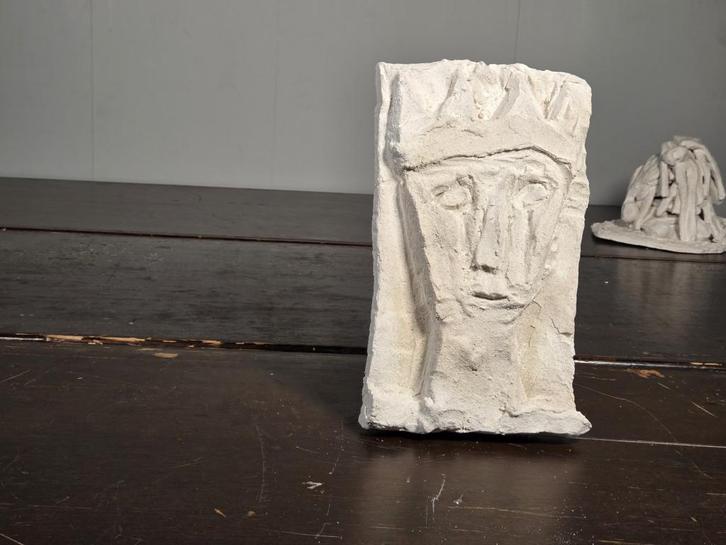 3. Abstract Portret in Reliëf, Antiek en Kunst, Kunst | Beelden en Houtsnijwerken