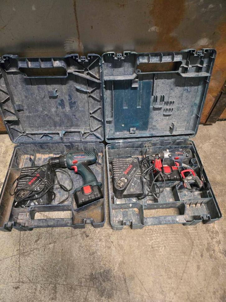 Bosch 14.4v schroefboormachine en slagschroefmachine, Doe-het-zelf en Verbouw, Gereedschap | Boormachines, Gebruikt, Boor- en Schroefmachine