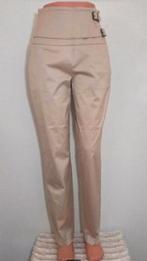 Beige haute couture lange broek van Erny van Reijmersdal, Verzenden, Beige, Zo goed als nieuw, Maat 36 (S)