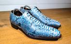 Floris van Bommel herenschoenen maat 9 / 43, Ophalen, Blauw, Floris van Bommel, Zo goed als nieuw