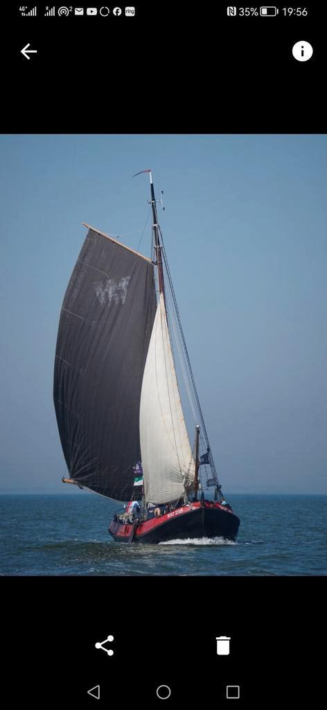 Te koop WR218 Oost-Vlieland, Watersport en Boten, Platbodems, Gebruikt, 12 meter of meer, Staal, Diesel, Ophalen