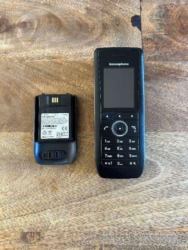 ➡️ InnovaPhone IP65 Dect handset, Accu en clip IP 65, Ophalen of Verzenden, Refurbished, 1 handset