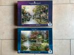 2 puzzels 1000 stukjes Schmidt “Thomas Kinkade” samen €12, Hobby en Vrije tijd, Denksport en Puzzels, Ophalen of Verzenden, Zo goed als nieuw