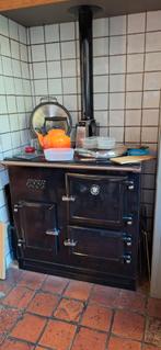 ESSE fornuis, (AGA), 2 ovens, zwart, gas,, Ophalen, Gebruikt, Zwart, 50 tot 100 cm