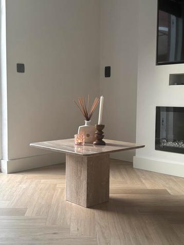 Travertin salontafel/bijzettafel  beschikbaar voor biedingen