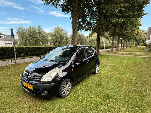 Nissan Pixo 1.0 50KW 5D 2009 Zwart, Auto's, Nissan, Particulier, Pixo, ABS, Airbags, Airconditioning, Android Auto, Apple Carplay