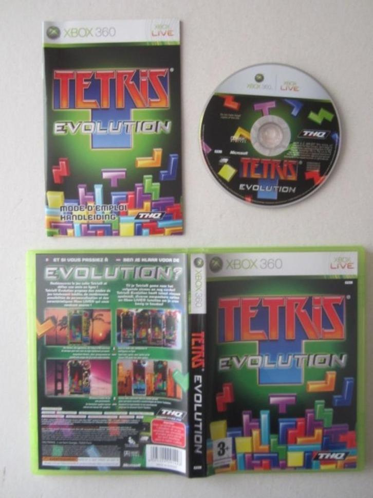 Tetris Evolution Xbox 360, Spelcomputers en Games, Games | Xbox 360, Zo goed als nieuw, Puzzel en Educatief, 1 speler, Vanaf 3 jaar