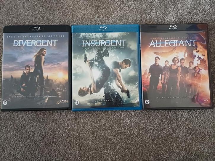 Divergent  Trilogie, Cd's en Dvd's, Blu-ray, Zo goed als nieuw, Science Fiction en Fantasy, Boxset, Ophalen of Verzenden