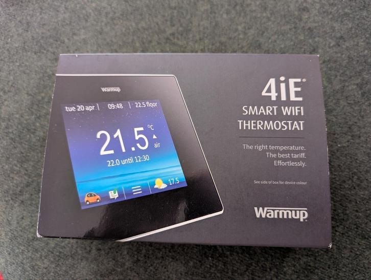 Warmup 4iE electrische vloer thermostaat, Doe-het-zelf en Verbouw, Thermostaten, Gebruikt, Ophalen of Verzenden