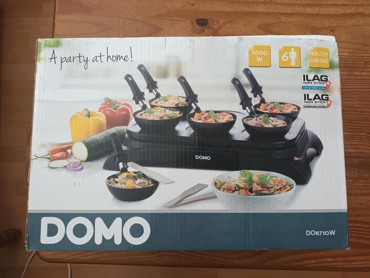 Domo Gourmetstel DO8710W - Nieuw in doos!, Diversen, Rommelmarktspullen, Ophalen of Verzenden