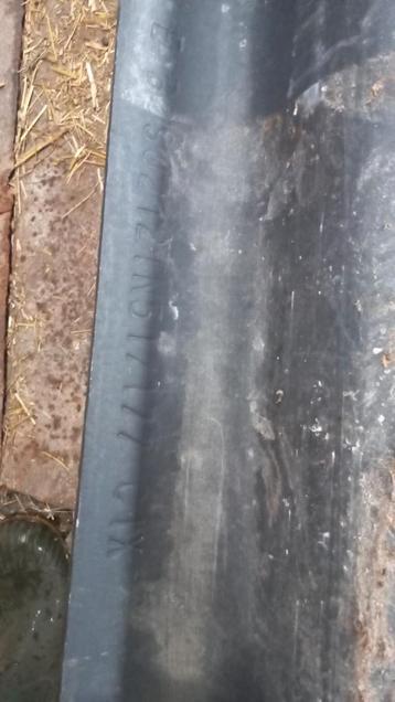 Alminium plaat 2 stuks 250 x 50 cm  beschikbaar voor biedingen