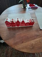 Kersthuisjes set, Huis en Inrichting, Woonaccessoires | Kandelaars en Kaarsen, Ophalen, Overige materialen, Zo goed als nieuw