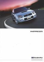 Brochure Subaru Impreza 2002, Ophalen of Verzenden, Gelezen, Overige merken