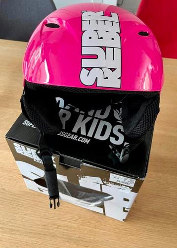 Superrebel skihelm/snowboardhelm fuchsiaroze 55-57 beschikbaar voor biedingen