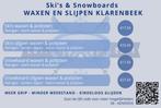 Handmatig Ski’s & Snowboards waxen & slijpen klarenbeek, Sport en Fitness, Skiën en Langlaufen, 160 tot 180 cm, Zo goed als nieuw