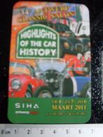 sticker siha antwerp expo 2011 highlights of the car history, Verzamelen, Stickers, Bedrijf of Vereniging, Zo goed als nieuw, Verzenden