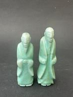 2 antieke chinese beeldjes van aventurijn, Ophalen of Verzenden