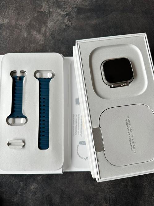 Apple Watch Ultra 2 titanium (49mm), Sieraden, Tassen en Uiterlijk, Smartwatches, Zo goed als nieuw, iOS, Zilver, Conditie, Ophalen