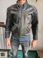 leren jas, Ophalen of Verzenden, Gedragen, Maat 48/50 (M), Zwart