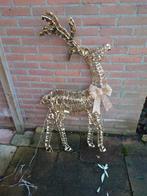 Rendier met verlichting - decoratie, Tuin en Terras, Tuinbeelden, Ophalen, Zo goed als nieuw, Overige materialen, Dierenbeeld