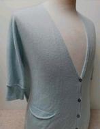 Riani 100% Cashmere Kasjmier vest L 42 Blauw, Kleding | Dames, Riani, Maat 42/44 (L), Zo goed als nieuw, Verzenden
