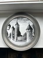 Tinnen borden - Maastricht (3x), Antiek en Kunst, Antiek | Tin, Ophalen