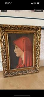 St. Fabiola Schilderij in Gouden Lijst, Antiek en Kunst, Kunst | Schilderijen | Klassiek, Ophalen of Verzenden
