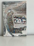 Schilderij zie foto, Ophalen