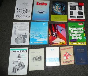 26 X Boeken, folders & Catalogus werktuigbouw   N.V. Handels beschikbaar voor biedingen
