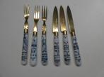 fruit bestek zwiebelmuster, Antiek en Kunst, Ophalen of Verzenden
