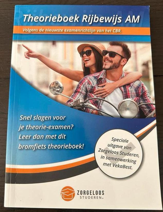 Scooter Theorieboek Rijbewijs AM - Zorgeloos Studeren, Boeken, Studieboeken en Cursussen, Zo goed als nieuw, Niet van toepassing