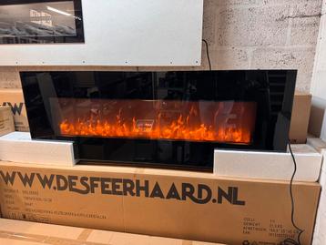 Sfeerhaard 152cm - elektrisch met verwarming - NIEUW! beschikbaar voor biedingen