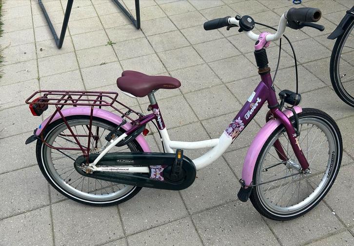 Alpina Kinderfiets - Meisjesfiets 6 jaar, Fietsen en Brommers, Fietsen | Meisjes, Gebruikt, 16 inch, Handrem, Ophalen