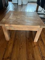 Echt teak houten tafel 80 x 80 cm, Ophalen, 50 tot 100 cm, 50 tot 75 cm, 50 tot 100 cm