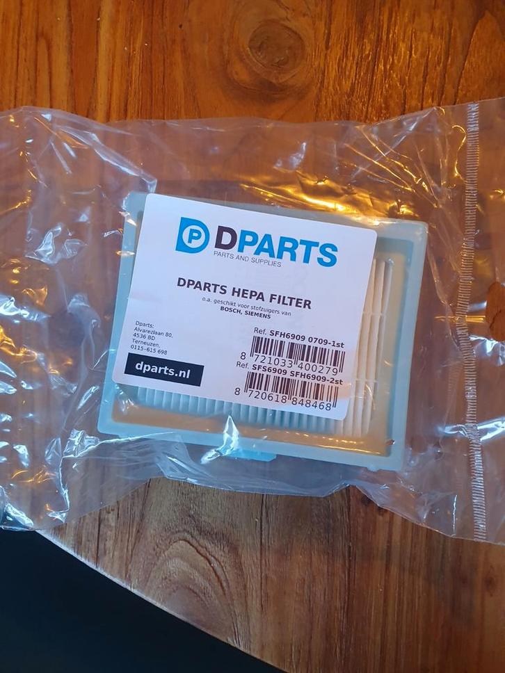 Dparts HEPA Filter SFH6909 - Nieuw in verpakking, Computers en Software, Printerbenodigdheden, Nieuw, Overige typen, Ophalen of Verzenden