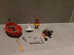 Playmobil 5137 Piraten roeiboot, Ophalen of Verzenden, Zo goed als nieuw, Complete set