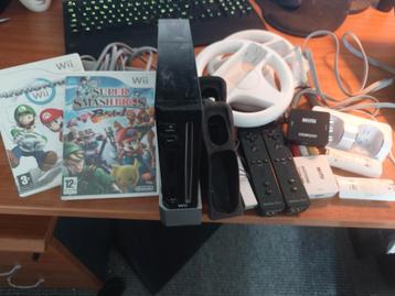 Nintendo Wii console Set | Mario Kart + Super Smash + 2Stuur beschikbaar voor biedingen