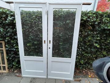 Houten schuifdeuren, jaren '30: 80,5 x 215 cm beschikbaar voor biedingen
